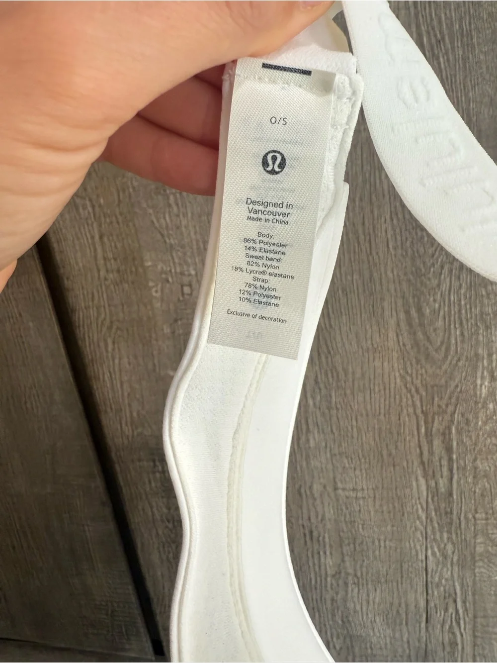 lululemon athletica White Athletic Visor